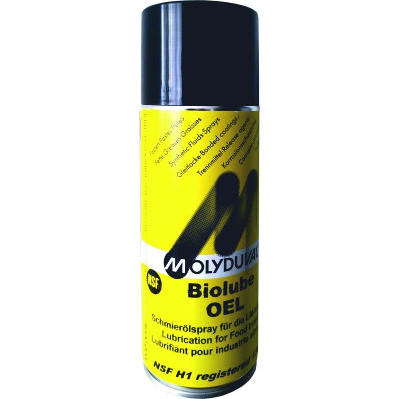 Dầu bôi trơn thực phẩm Molyduval Biolube OEL spray